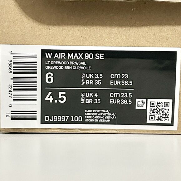 Nike Wmns Air Max 90 SE “Sun Club - Multicolor” Women’s Size 6 Sneakers - Picture 8 of 8